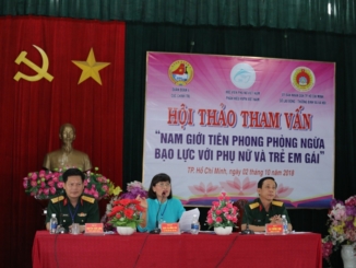 Hội thảo tham vấn “Nam giới tiên phong phòng ngừa bạo lực với phụ nữ và trẻ em gái”