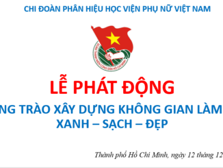 Lễ phát động phong trào xây dựng không gian làm việc Xanh – Sạch – Đẹp