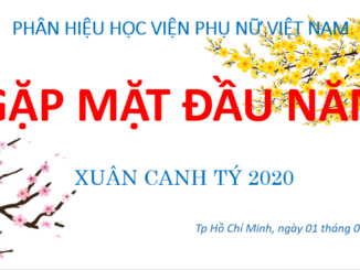 Tổ chức gặp mặt đầu năm xuân canh tý 2020