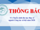 Thông báo V/v tuyển sinh đào tạo thạc sĩ ngành công tác xã hội năm 2020 [……….]