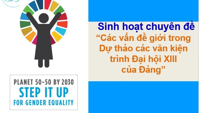 Sinh hoạt chuyên đề “Các vấn đề giới trong Dự thảo các văn kiện trình Đại hội XIII của Đảng”