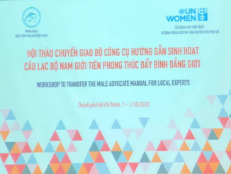 Tập huấn tạo nguồn hướng dẫn viên địa phương  để hỗ trợ, nhân rộng mô hình  “câu lạc bộ nam giới tiên phong thúc đẩy bình đẳng giới”