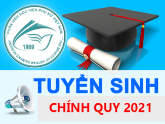 Thông báo tuyển sinh Đại học chính quy năm 2021