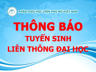 Thông báo Tuyển sinh liên thông đại học vừa làm vừa học năm 2024