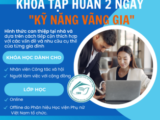 Thông báo chiêu sinh lớp “Kỹ năng vãng gia”