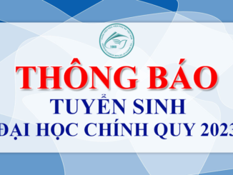 Thông báo Tuyển sinh đại học chính quy 2023