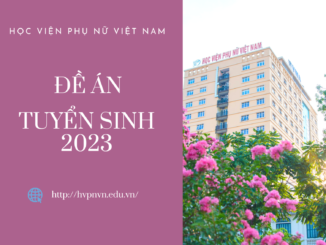 Đề án Tuyển sinh đại học năm 2023