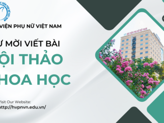 Thư mời viết bài Hội thảo Khoa học Quốc gia: ‘Phòng chống mua bán người trong tình hình mới’