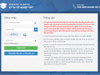 Hướng dẫn sử dụng phân hệ thí sinh và đăng ký thông tin xét tuyển đại học năm 2023